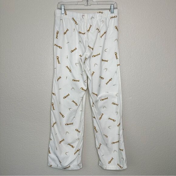 J. Crew White “Cheers” Printed Flannel Pajama Pants - Picture 5 of 13